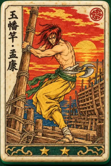 Meng Kang · Jade Flagpole
